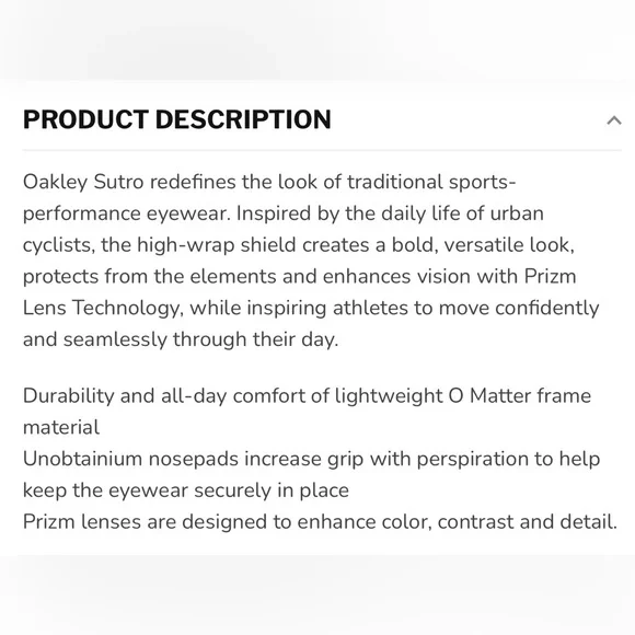 Oakley Sutro Clear Prism Road Lens Lightweight Sunglasses 009406-8337 140 NEW - Picture 3 of 11